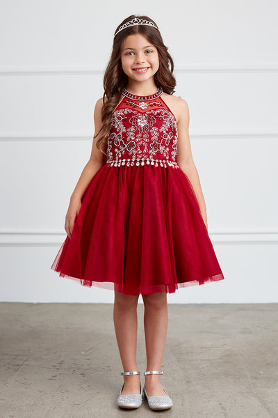Anaya Girls Short Pageant Dress | Blush Kids