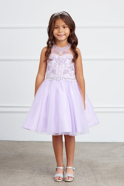 Anaya Girls Short Pageant Dress | Blush Kids