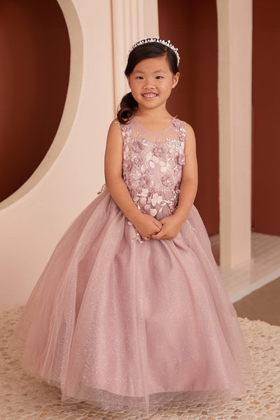 The Celine Glitter Tulle Girls Dress