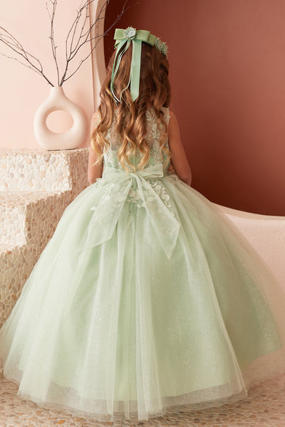 The Celine Glitter Tulle Girls Dress