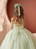 The Celine Glitter Tulle Girls Dress