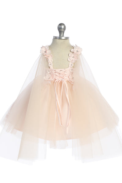 Rosalee Baby Girls 3D Floral Party Pageant Dress | Blush Kids