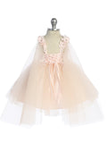 Rosalee Baby Girls 3D Floral Party Pageant Dress | Blush Kids