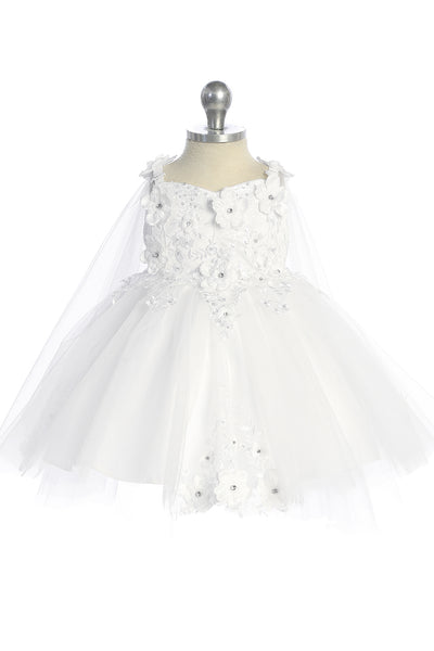 Rosalee Baby Girls 3D Floral Party Pageant Dress | Blush Kids