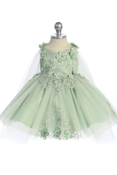Rosalee Baby Girls 3D Floral Party Pageant Dress | Blush Kids