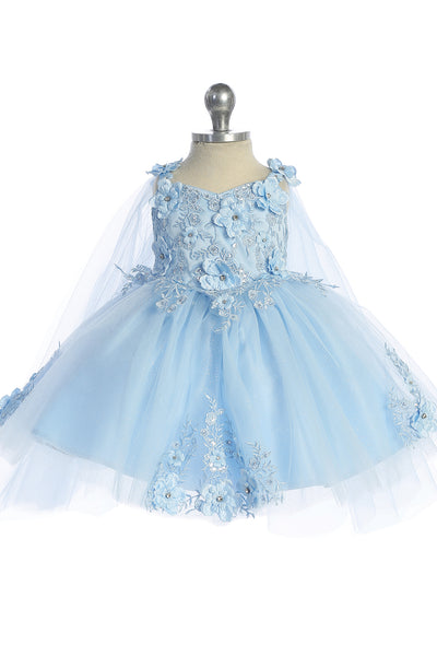 Rosalee Baby Girls 3D Floral Party Pageant Dress | Blush Kids
