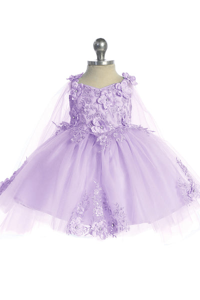 Rosalee Baby Girls 3D Floral Party Pageant Dress | Blush Kids