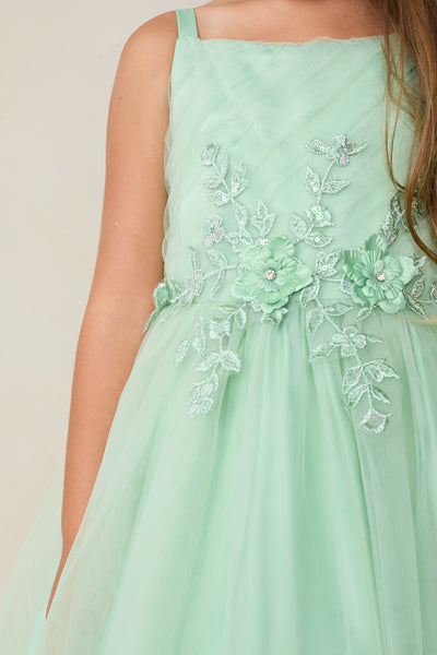 Evangeline Grace Gown – Elegant Girls’ Dress for Special Occasions