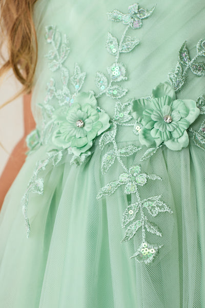 Evangeline Grace Gown – Elegant Girls’ Dress for Special Occasions