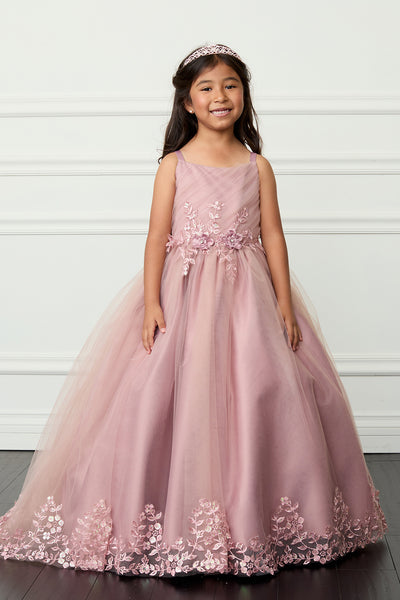 Evangeline Grace Gown – Elegant Girls’ Dress for Special Occasions