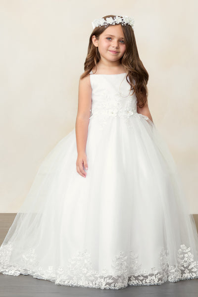 Evangeline Grace Gown – Elegant Girls’ Dress for Special Occasions
