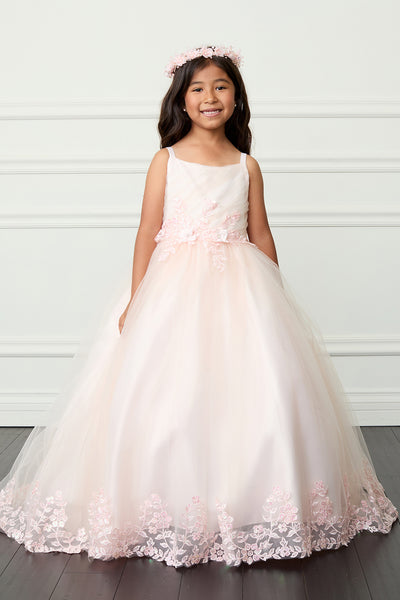 Evangeline Grace Gown – Elegant Girls’ Dress for Special Occasions