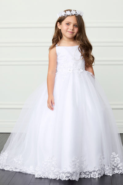 Evangeline Grace Gown – Elegant Girls’ Dress for Special Occasions
