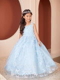 Diamond Collection - Amaya Girls Sequined Pageant Dress