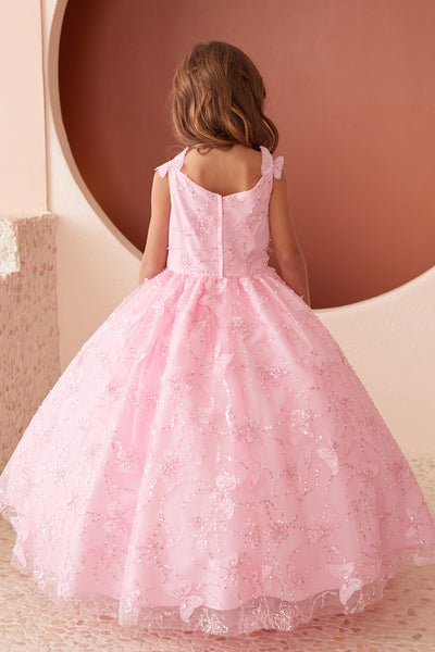 Diamond Collection - Amaya Girls Sequined Pageant Dress