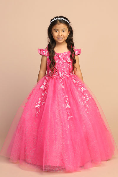 Diamond Collection | Penny Girls Glitter Pageant Dress
