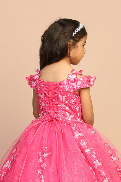 Diamond Collection | Penny Girls Glitter Pageant Dress