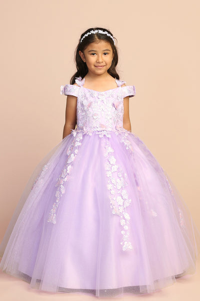 Diamond Collection | Penny Girls Glitter Pageant Dress