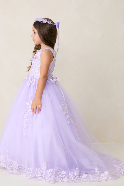 Liliana Blossom Gown – Elegant Flower Girl & Special Occasion Dress