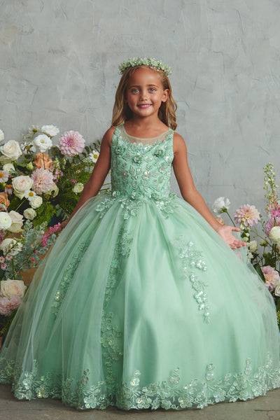 Liliana Blossom Gown – Elegant Flower Girl & Special Occasion Dress