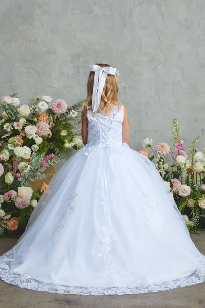 Liliana Blossom Gown – Elegant Flower Girl & Special Occasion Dress