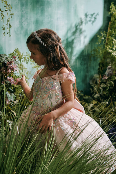 Lila Rose Girls Pageant Dress | Lilac & Blush