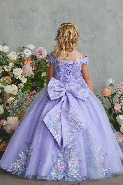 Lila Rose Girls Pageant Dress | Lilac & Blush