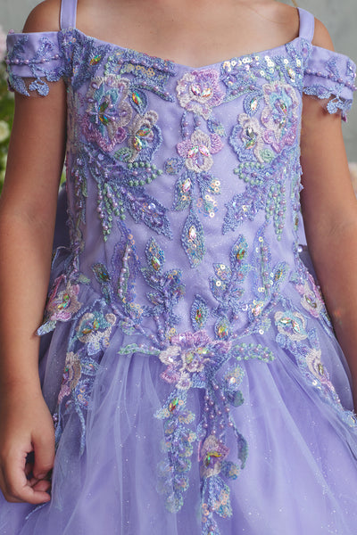Lila Rose Girls Pageant Dress | Lilac & Blush