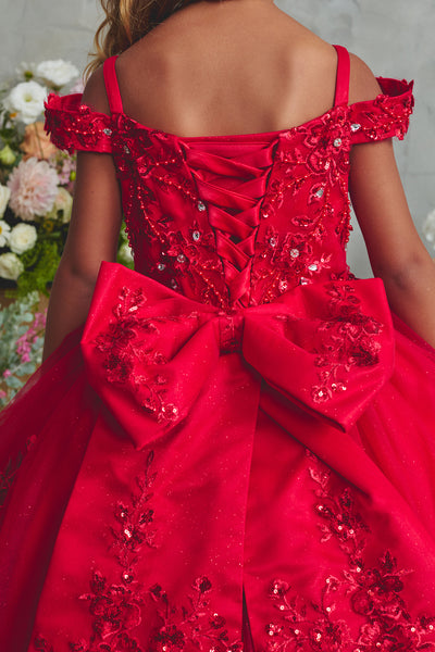 Girls Lace & Glitter Tulle Party Dress | Eliza Grace