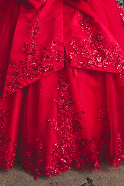 Girls Lace & Glitter Tulle Party Dress | Eliza Grace