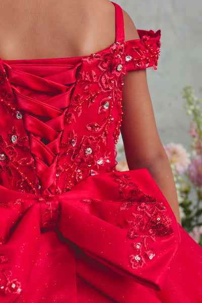 Girls Lace & Glitter Tulle Party Dress | Eliza Grace