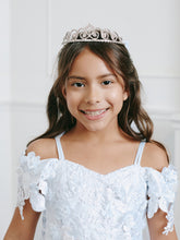 Celestia Grace Crystal Communion Tiara with Veil