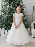 Flower Girl Dress - Communion Floor Length Dress - Teter Warm
