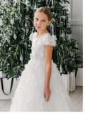 Flower Girl Dress - Communion Floor Length Dress - Teter Warm