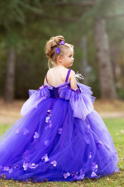 Couture Tutu Flower Girl Pageant Party Dress Baby Special Occasion Dress