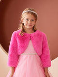 Melanie Faux Fur Communion Jacket