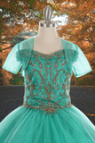 Jade Green Princess Ball Gown | Girls Pageant & Special Occasion