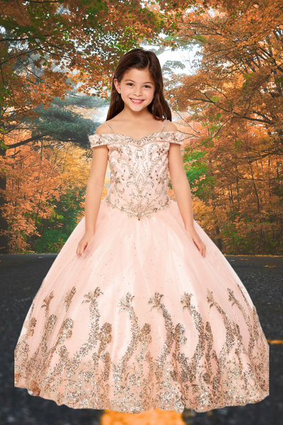 Jade Green Princess Ball Gown | Girls Pageant & Special Occasion
