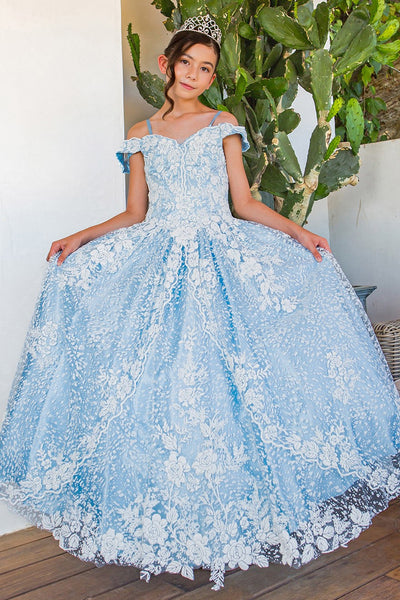 Anahi Black Lace Ball Gown - Elegant Special Occasion Dress