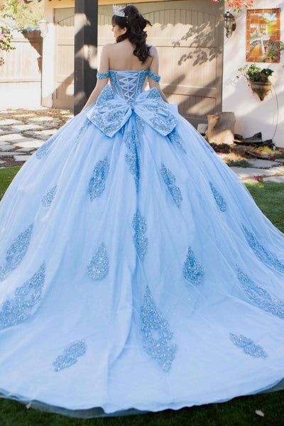 Royal Scroll Beaded Quinceañera Ball Gown | Blush Collection