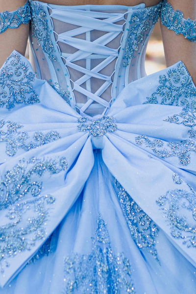 Royal Scroll Beaded Quinceañera Ball Gown | Blush Collection