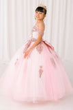 Elegant Blue Princess Pageant Dress – Girls’ Ball Gown
