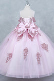 Elegant Blue Princess Pageant Dress – Girls’ Ball Gown