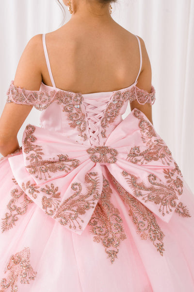 Elegant Blue Princess Pageant Dress – Girls’ Ball Gown