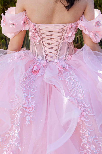 Floral Quinceañera Ball Gown | Blush Quinceañera Collection