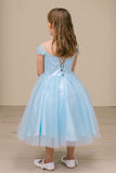 Skylar Shimmer Pageant Dress for Girls