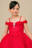 Skylar Shimmer Pageant Dress for Girls