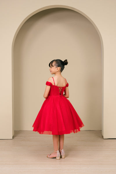 Skylar Shimmer Pageant Dress for Girls