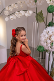 Red Girls Pageant Ball Gown | Fashion Couture Dress