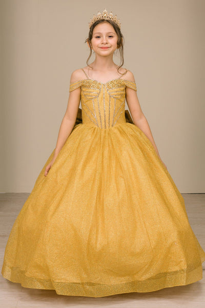 Ariana Royal Sparkle Pageant Gown for Girls